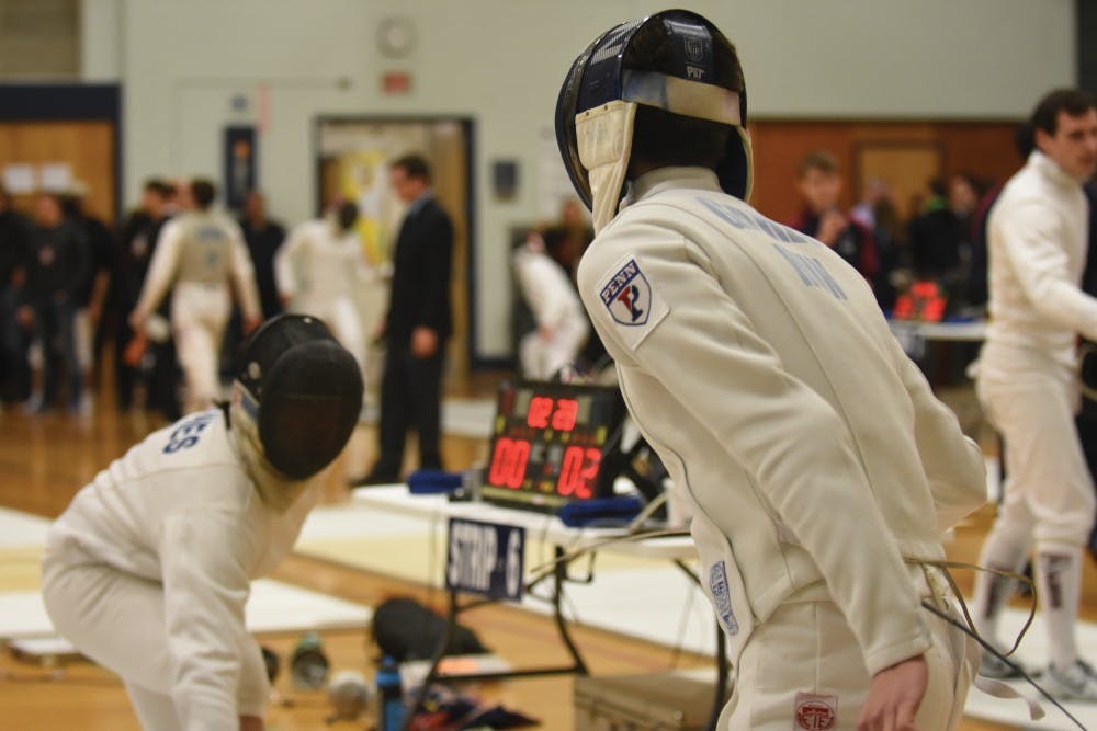 Sophomore captain Zsombor Garzo looks to lead Penn fencing in the team's home tournament this weekend after a strong performance at the Penn State Open.