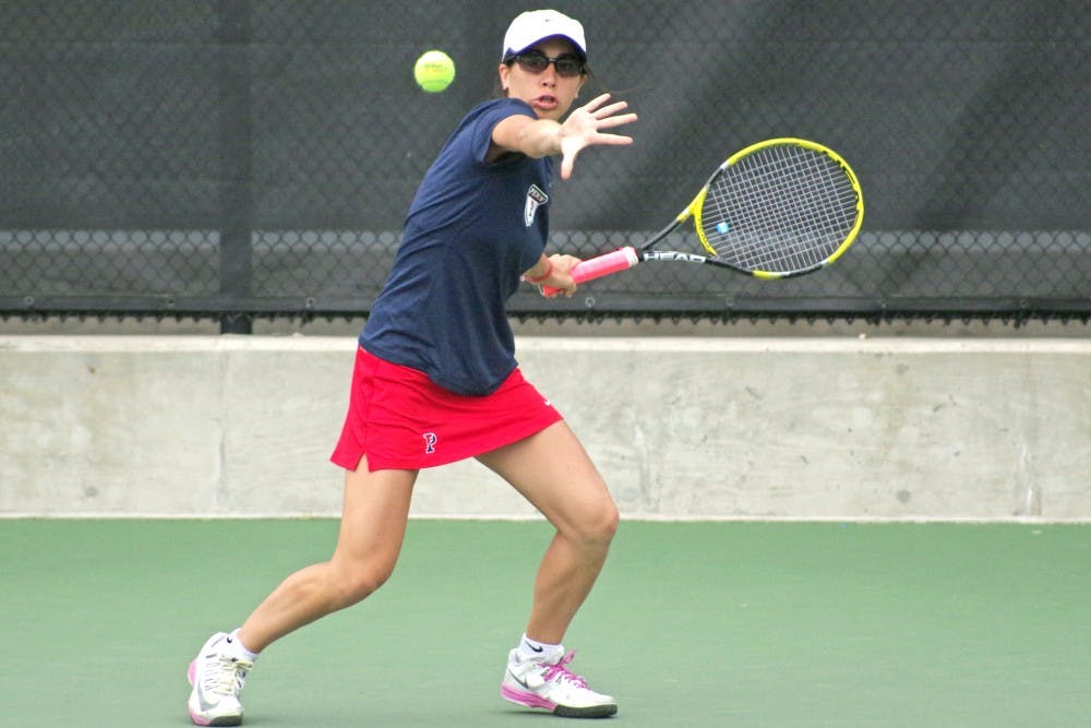 After capturing a singles match win against Harvard, senior Sol Eskenazi fell in a thrilling three-set match against Dartmouth's Taylor Ng on Sunday.