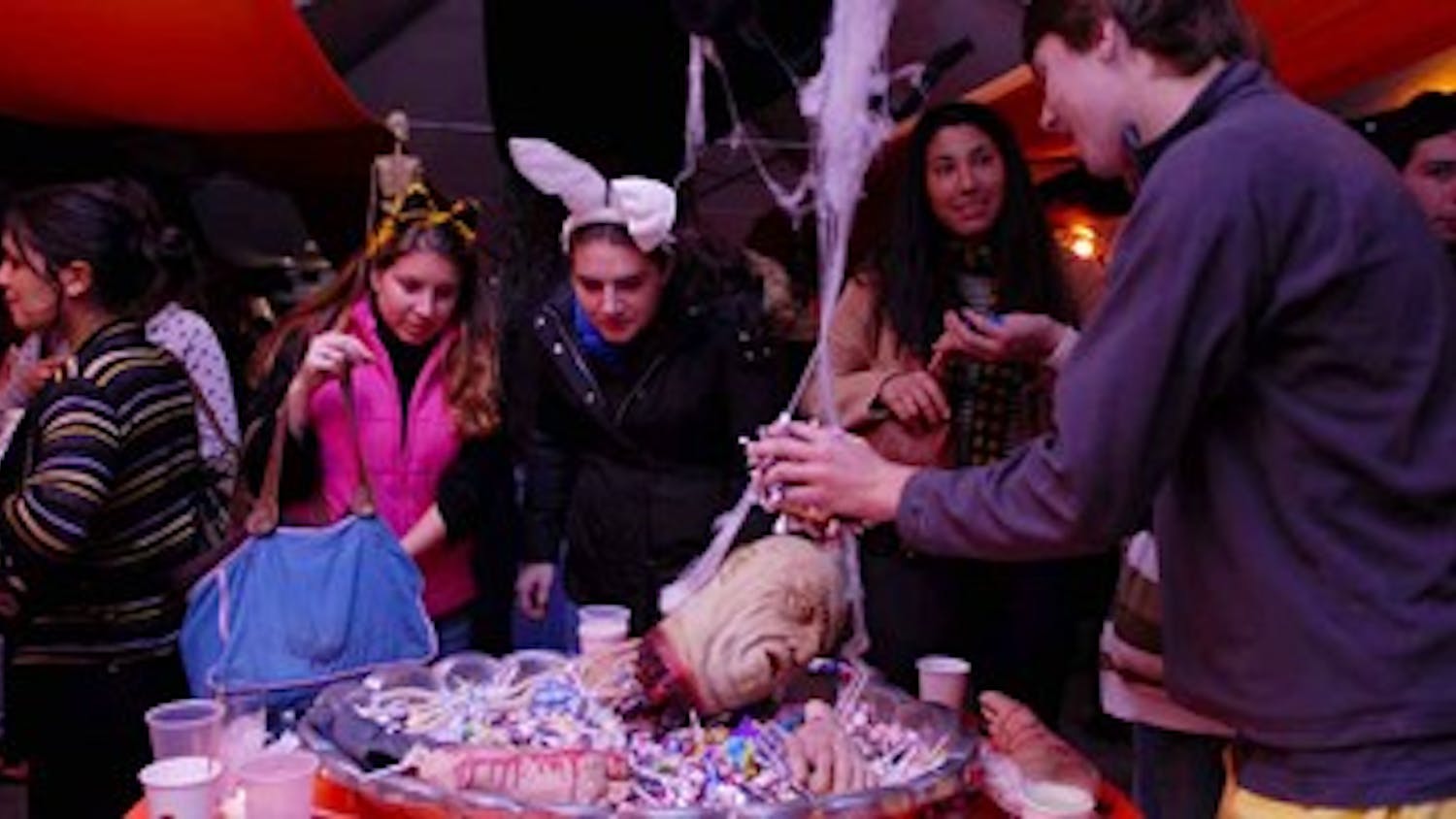 Despite mountains of candy, some say party not so sweet