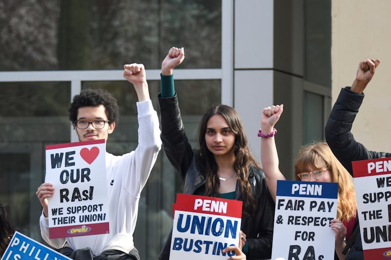 Penn RA union members voice frustrations with financial aid office, lack of support from union