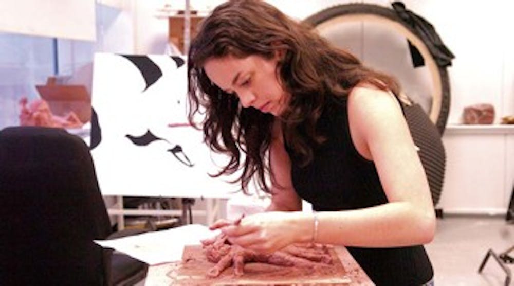 Students give 'cold' interior artistic touch