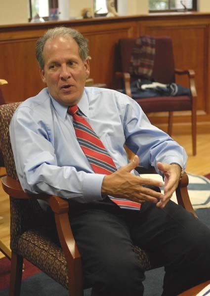 Athletic Director, Steve Bilsky, is interviewed.