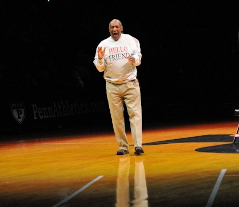 Disgraced comedian Bill Cosby did a stand-up show after last season's Penn-Temple game at the Palestra on Nov. 9, 2013.