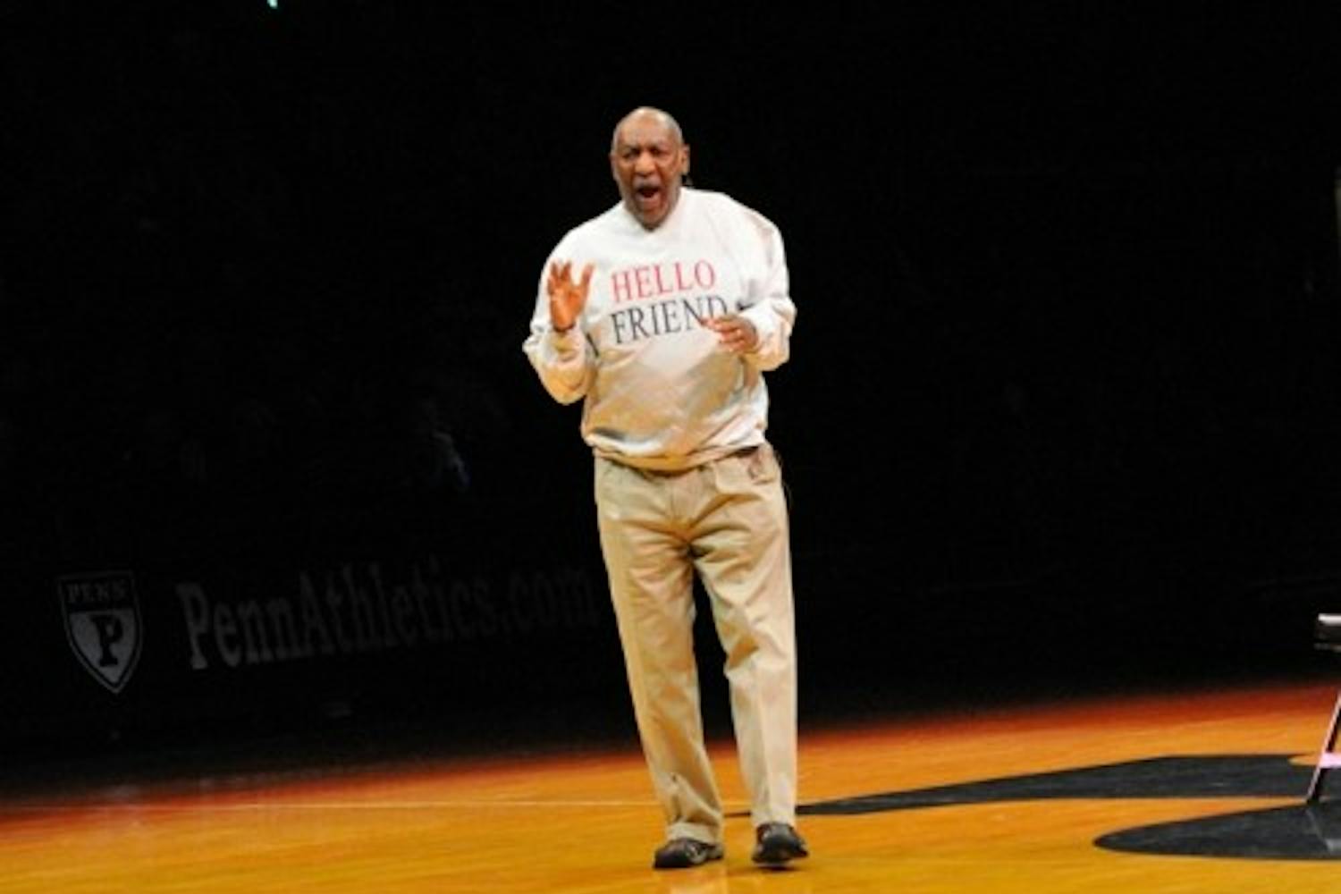 Disgraced comedian Bill Cosby did a stand-up show after last season's Penn-Temple game at the Palestra on Nov. 9, 2013.
