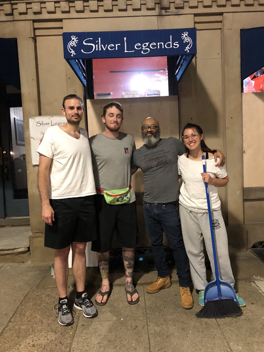 Leon Scott's Silver Legends jewelry store rioting destruction