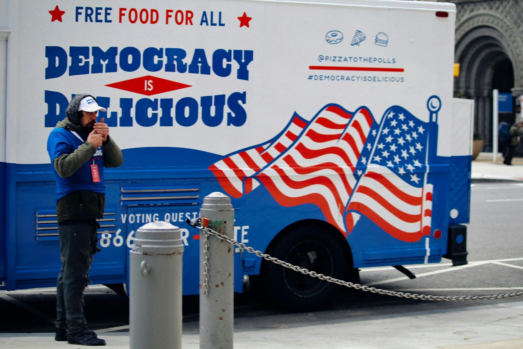Elections Photo Essay - Democracy is Delicious Free Food For All.jpg