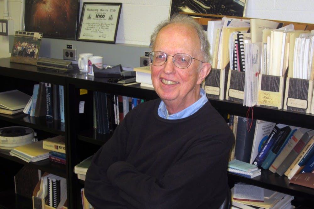 Physics professor Eugene Beier led the Penn team on a neutrinos experiment that won the 2016 Breakthrough Prize in Fundamental Physics.