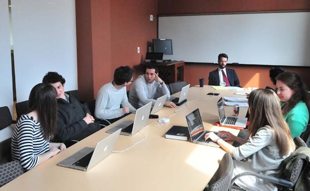 Students at the Penn Law School participate in a clinic where they get the opportunity to work on real cases.