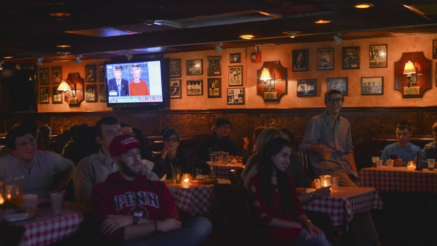 Penn College Republicans hosted their debate watch party at Smokey Joe's.