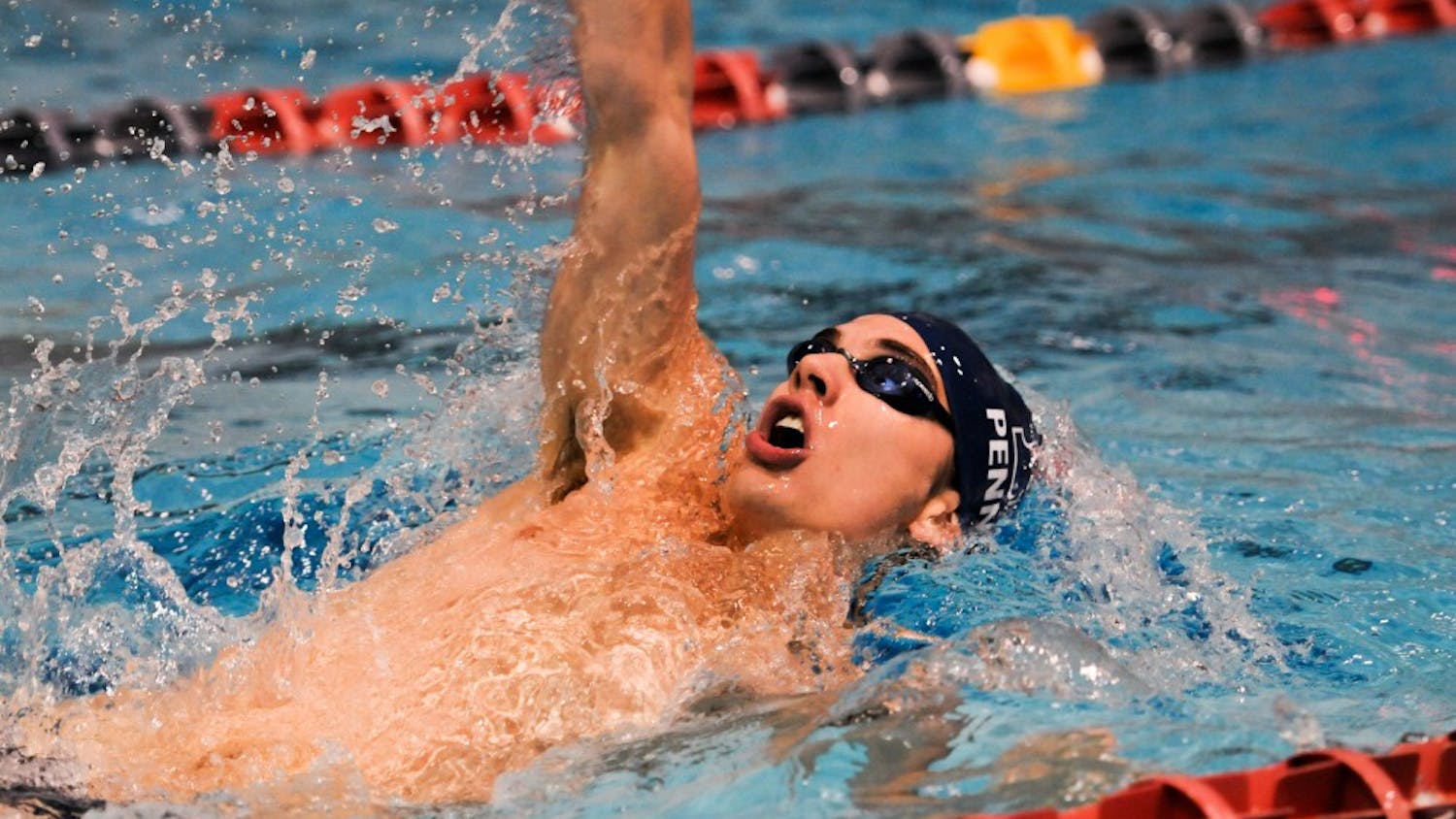 Senior captain Grant Proctor broke his own program record in the 200-yard backstroke this weekend as Penn swimming and diving squads breezed to victories at the Total Performance Invitational.