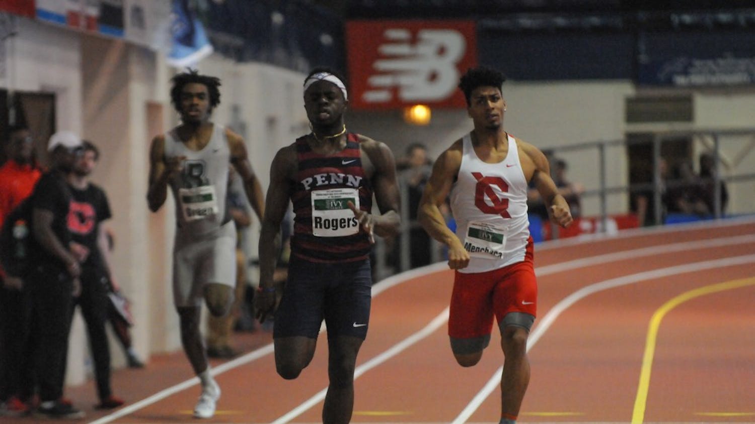 Led by sophomore Calvary Rogers, who secured Penn's first win in the 200 meter dash, Penn's sprinters have high expectations for the outdoor season.