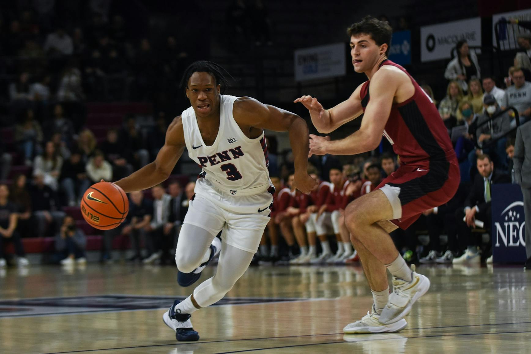 01-28-23 Men's Basketball vs Harvard Jordan Dingle (Derek Wong).jpg