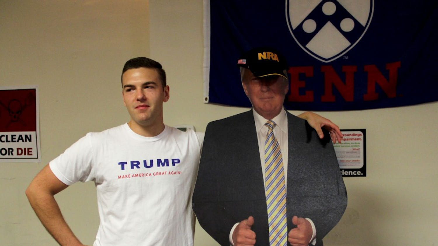 Some Trump supporters are hesitant to openly voice their support on campus, fearing condemnation from the larger Penn community, but Vincent Palladino has spoken out.