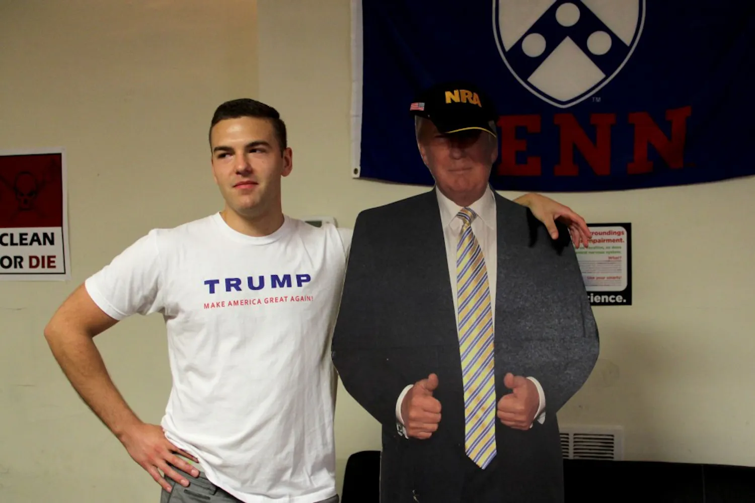Some Trump supporters are hesitant to openly voice their support on campus, fearing condemnation from the larger Penn community, but Vincent Palladino has spoken out.