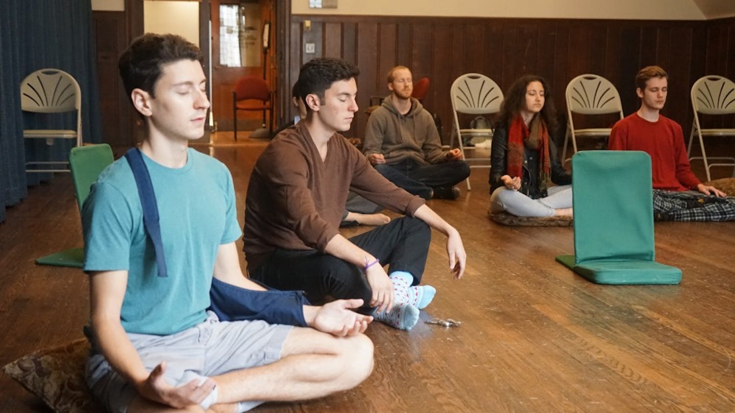 SHS holds meditation sessions Mondays at noon in the Office of the Chaplain in Houston Hall and Thursdays at noon on the Lower Level of the Graduate Student Center. 