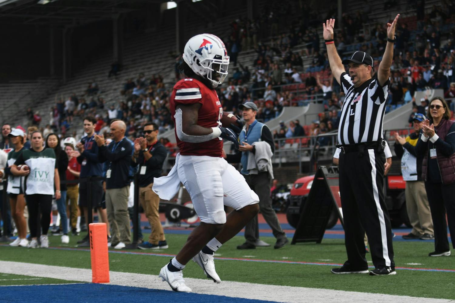 10-9-2021 Football vs Lehigh Trey Flowers (Sukhmani Kaur).jpg