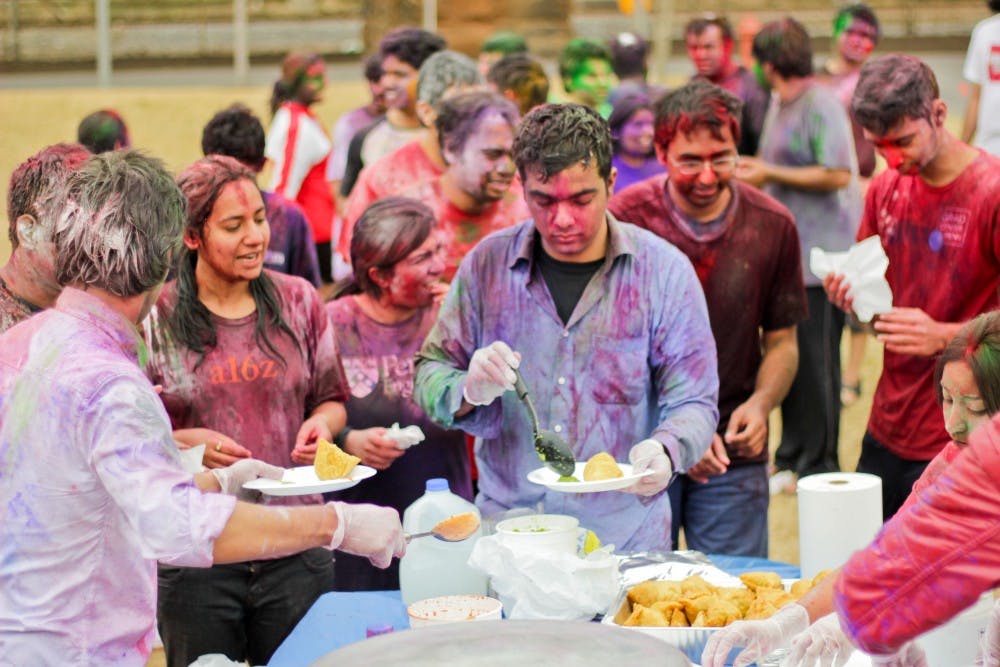 	GAPSA, PennDesign and Rangoli participate in Holi, a celebration of the coming of spring with dyed powders and bright colors.