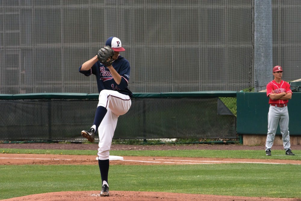 Senior pitcher Jake Cousins opened Penn baseball's weekend series with a bang, pitching a complete game in the Quakers' 2-1 win and catalyzing their eventual four-game sweep over Lafayette.