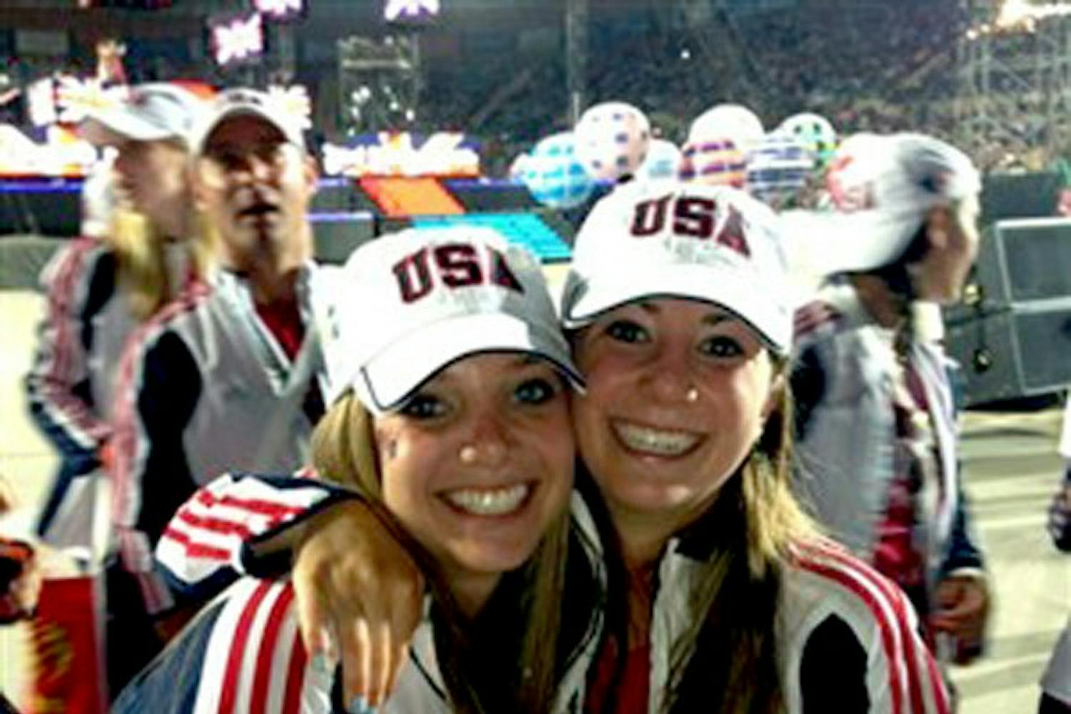 Former members of women’s basketball and squash respectively, Jackie Kates (L) and Jennie Shulkin ® both competed in the World Maccabiah Games this summer.