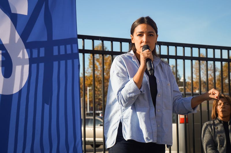 U.S. Rep. Alexandria Ocasio-Cortez mobilizes Latino voters at event in Philadelphia