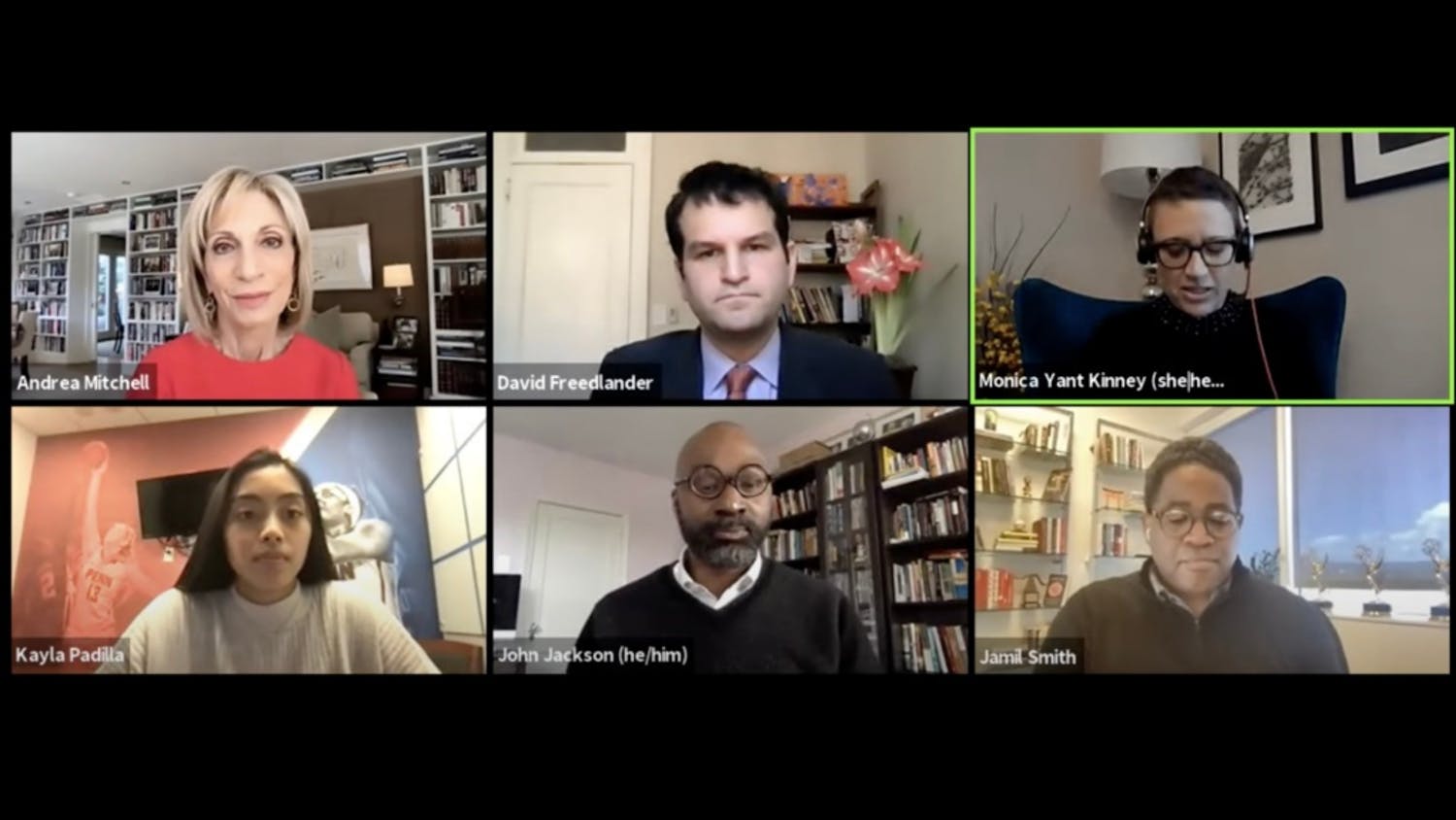 3-14-21 Journalism Event Amy Gutmann Andrea Mitchell