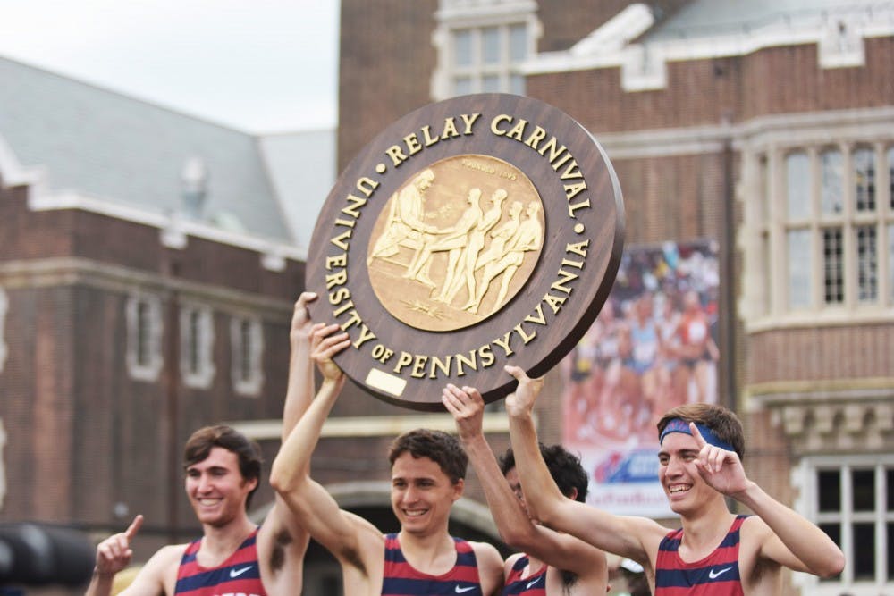 Chris Hatler, Keaton Naff, Thomas Awad and Nick Tuck brought home the first Championship of America at the Penn Relays since 1974 as the Quakers won the 4xMile for the first time since 1950.