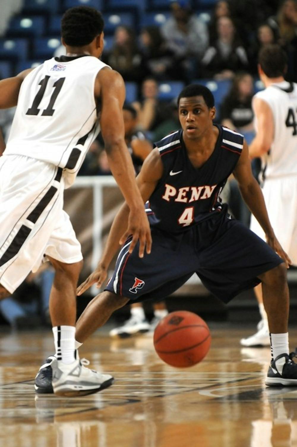 	Sophomore guard Jamal Lewis was tasked with guarding Tim Frazier for much of Penn’s 83-71 loss to Penn State. Frazier posted 29 points against the Quakers.   