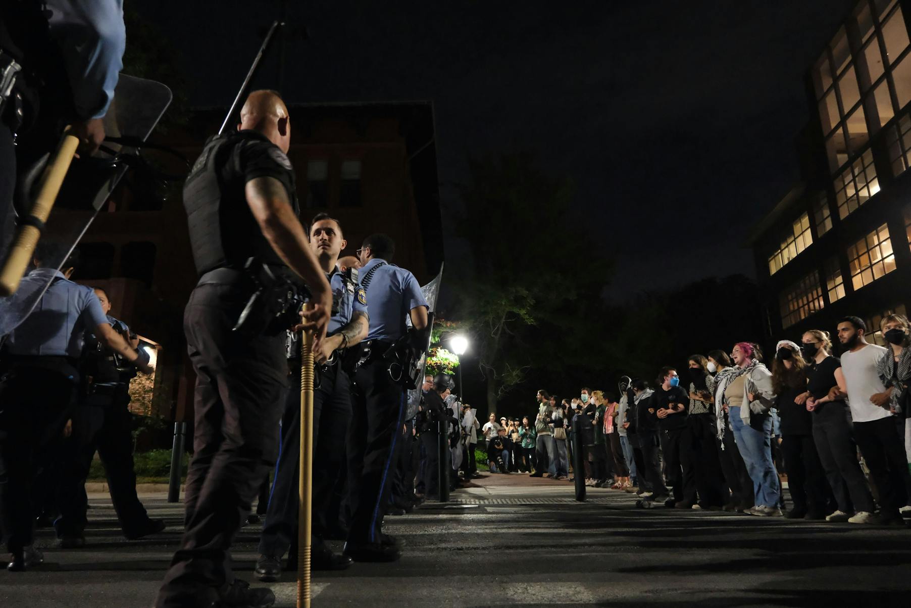 05-17-24 Police and Protesters (Abhiram Juvvadi)