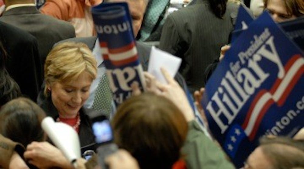 Online Update | Hillary Clinton speaks at rally at Temple University