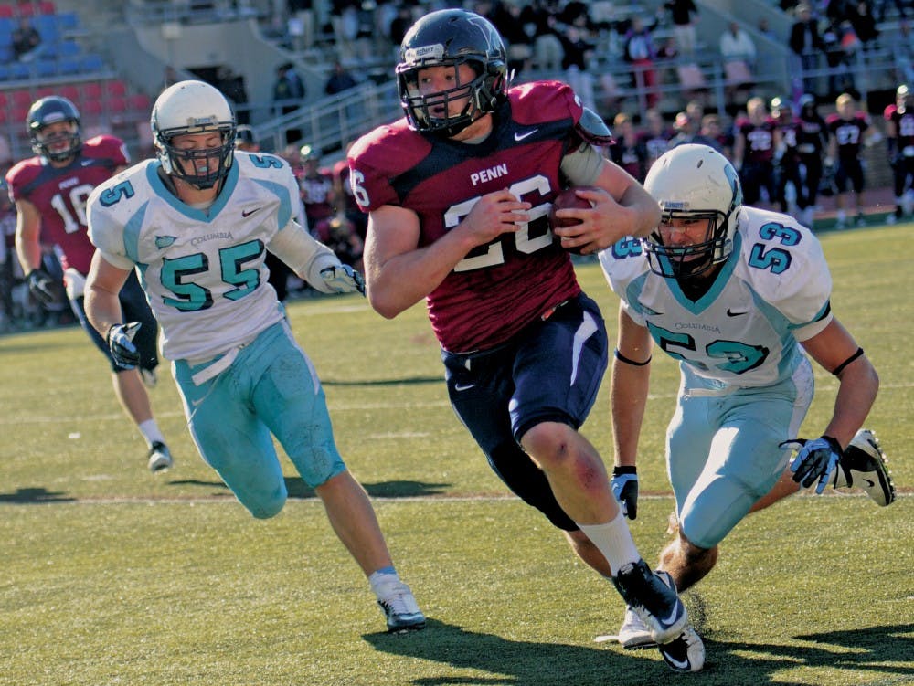 Football beats Columbia at Franklin Field, 24-20, in a game with an exciting 4th quarter