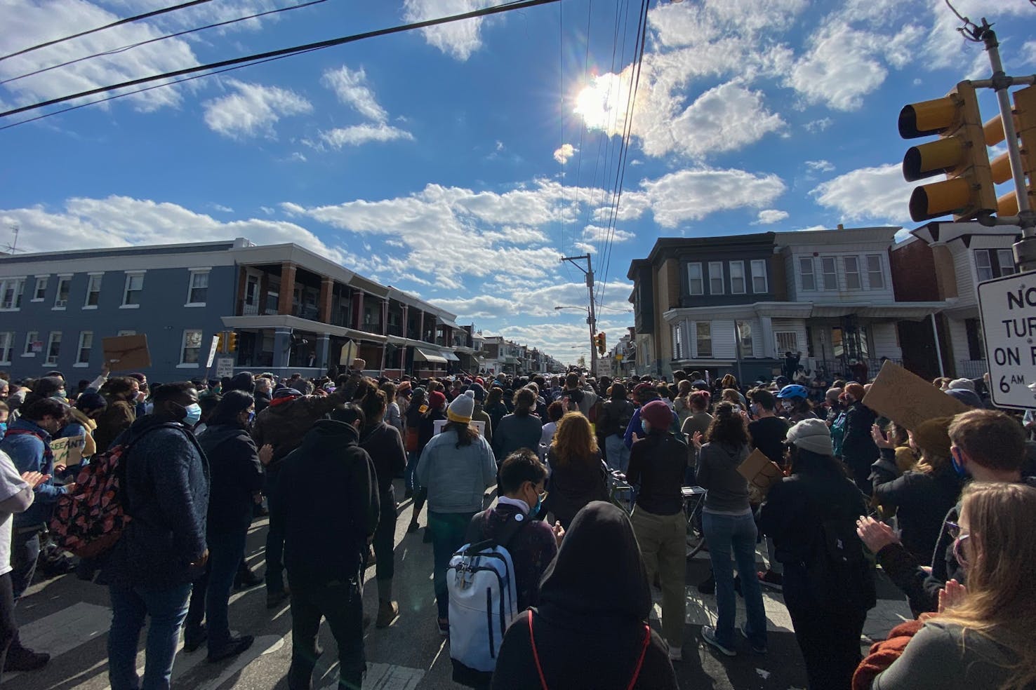 West Philadelphia Walter Wallace Large Crowd Overlook Focal Point Photo Sage Levine.jpg