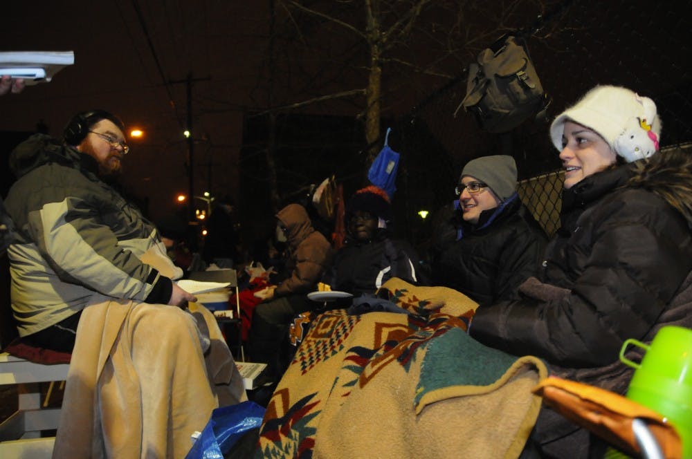 Local Residents Camp Out at Penn Alexander