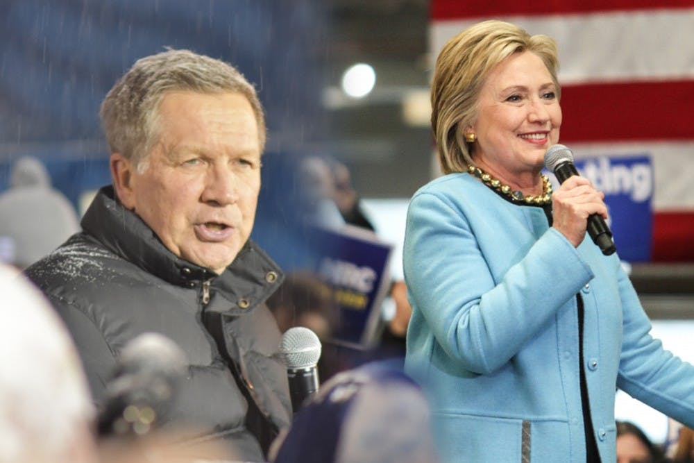 The DP Opinion Board is endorsing John Kasich for the Republican candidacy and Hillary Clinton for the Democratic candidacy. | Photos Courtesy of Carter Coudriet and Ilana Wurman (Respectively) 