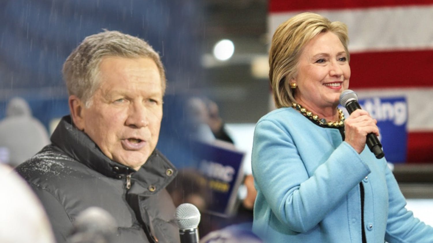 The DP Opinion Board is endorsing John Kasich for the Republican candidacy and Hillary Clinton for the Democratic candidacy. | Photos Courtesy of Carter Coudriet and Ilana Wurman (Respectively) 