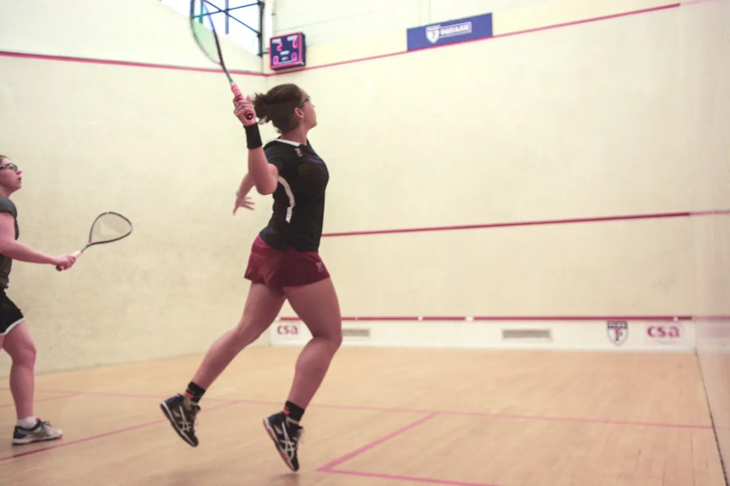 Junior No. 2 Melissa Alves defeated Harvard's Gina Kennedy in straight sets, but the Quakers fell to the Crimson 7-2. 