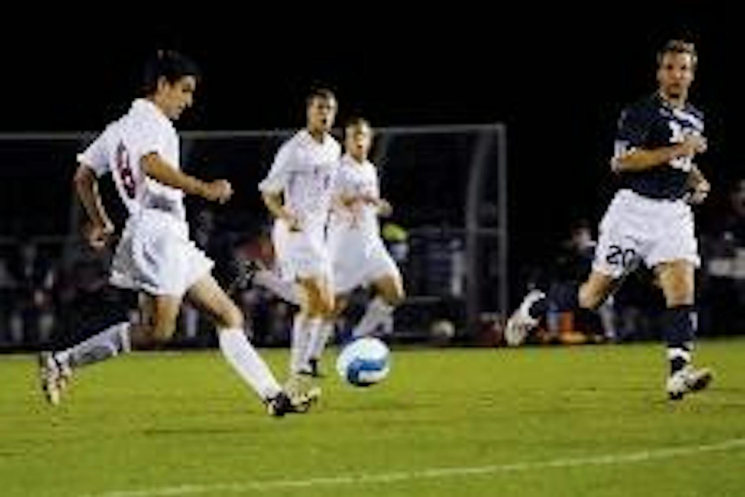 M. Soccer: Loukas' two goals crown him under the lights
