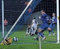 M. Soccer: Chalk up the win to the men in the middle