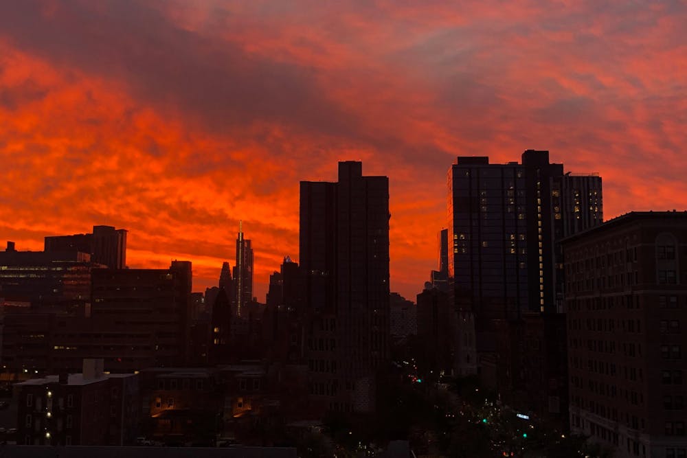 sunrise-philadelphia-skyline