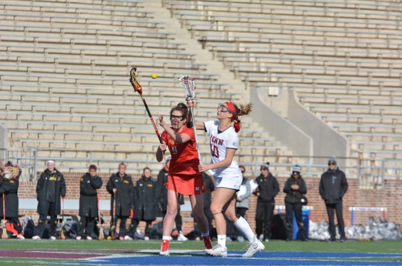 Penn women's lacrosse can't hang with national champions in first loss