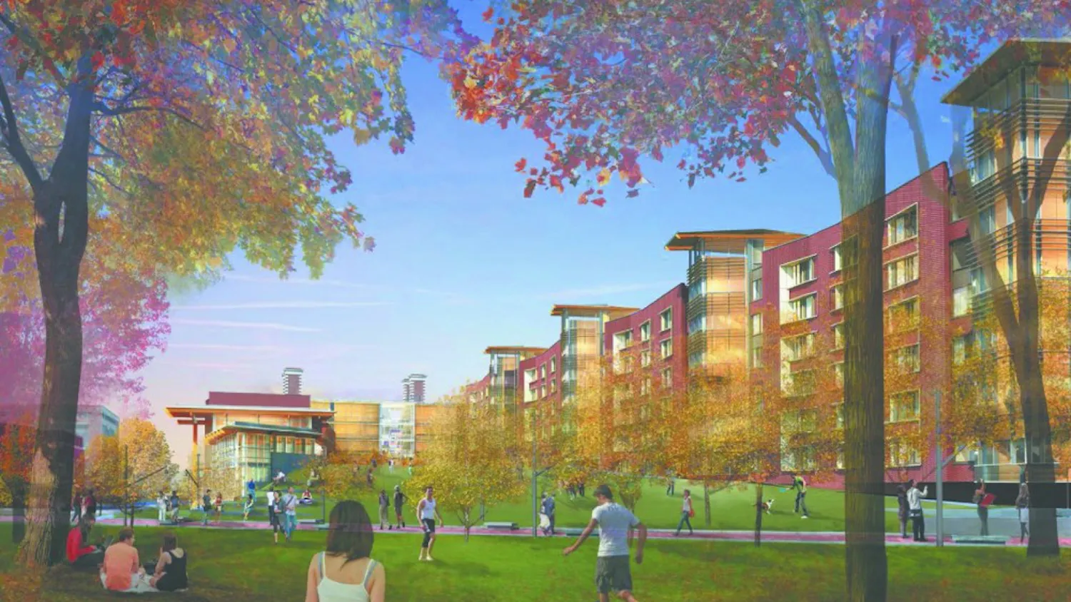 The new college house on Hill Field is slated to open in 2016.