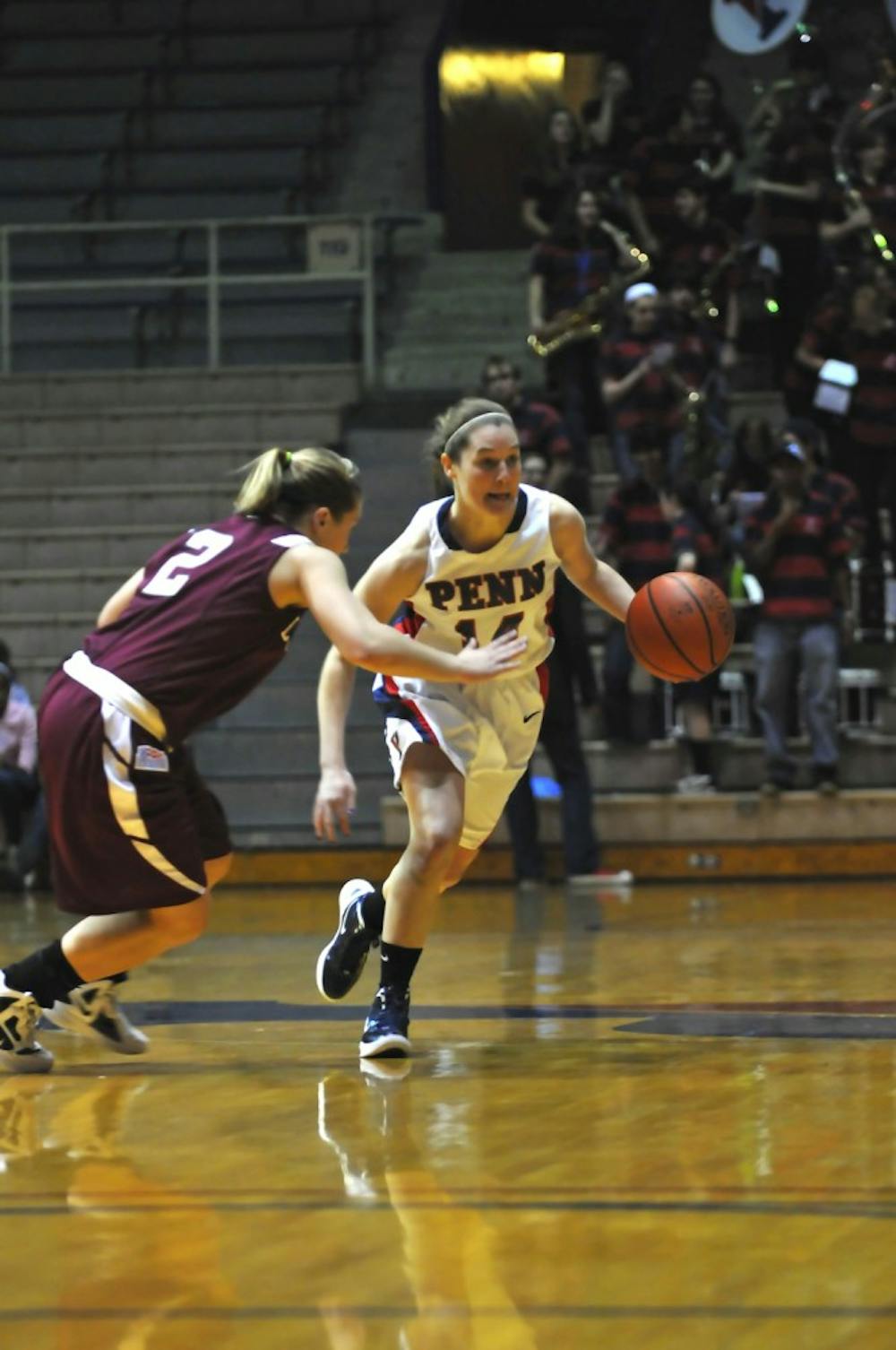 W. Hoops v. Lafayette College. Score was 21-16 at the half, with lots of freshman seeing playing time. 