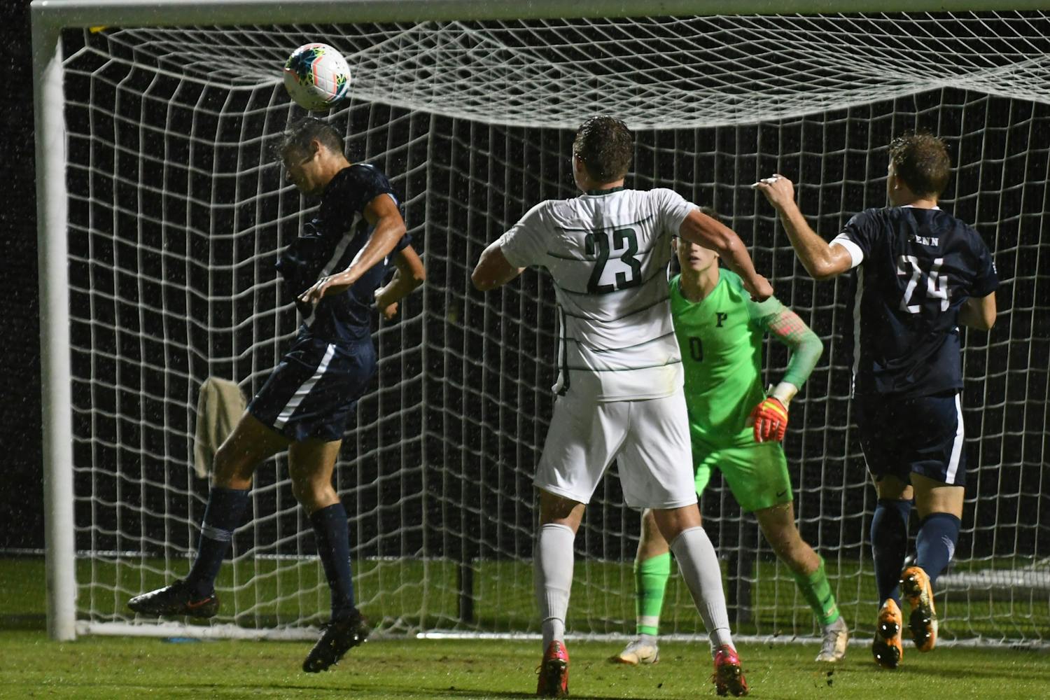 10-16-2021 Men's Soccer versus Dartmouth Leo Burney (Anna Vazhaeparambil).jpg