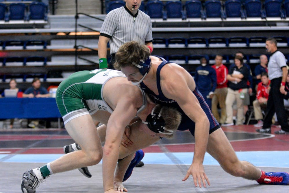 On Sunday, senior Lorenzo Thomas has the chance to become the 11th player in Penn wrestling history to record 100 career wins as the Quakers take on EIWA foe Binghamton.