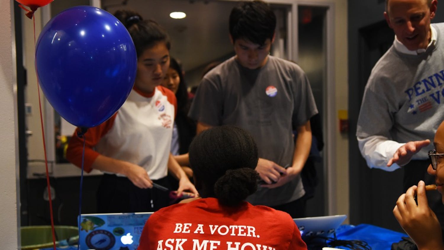 Penn Leads The Vote event