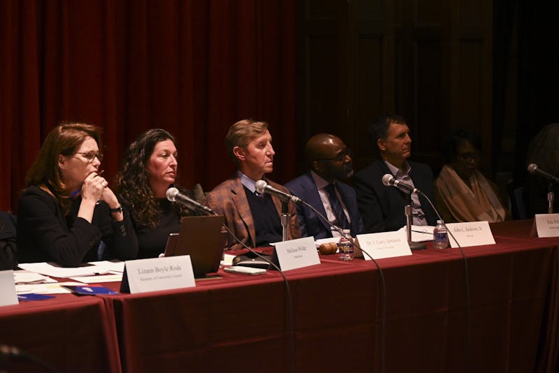 Penn students, faculty voice concerns about Penn Police raid, barricades at U. Council meeting