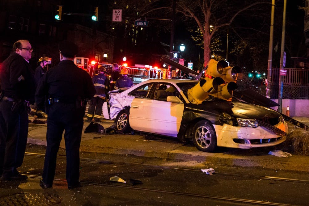 Car Crash on Walnut St.