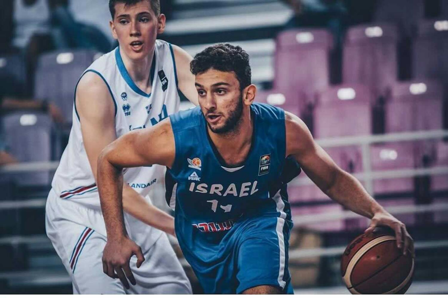Penn Mens Basketball Michael Moshkovitz playing for Israeli (Photo from Michael Moshkovitz).jpg