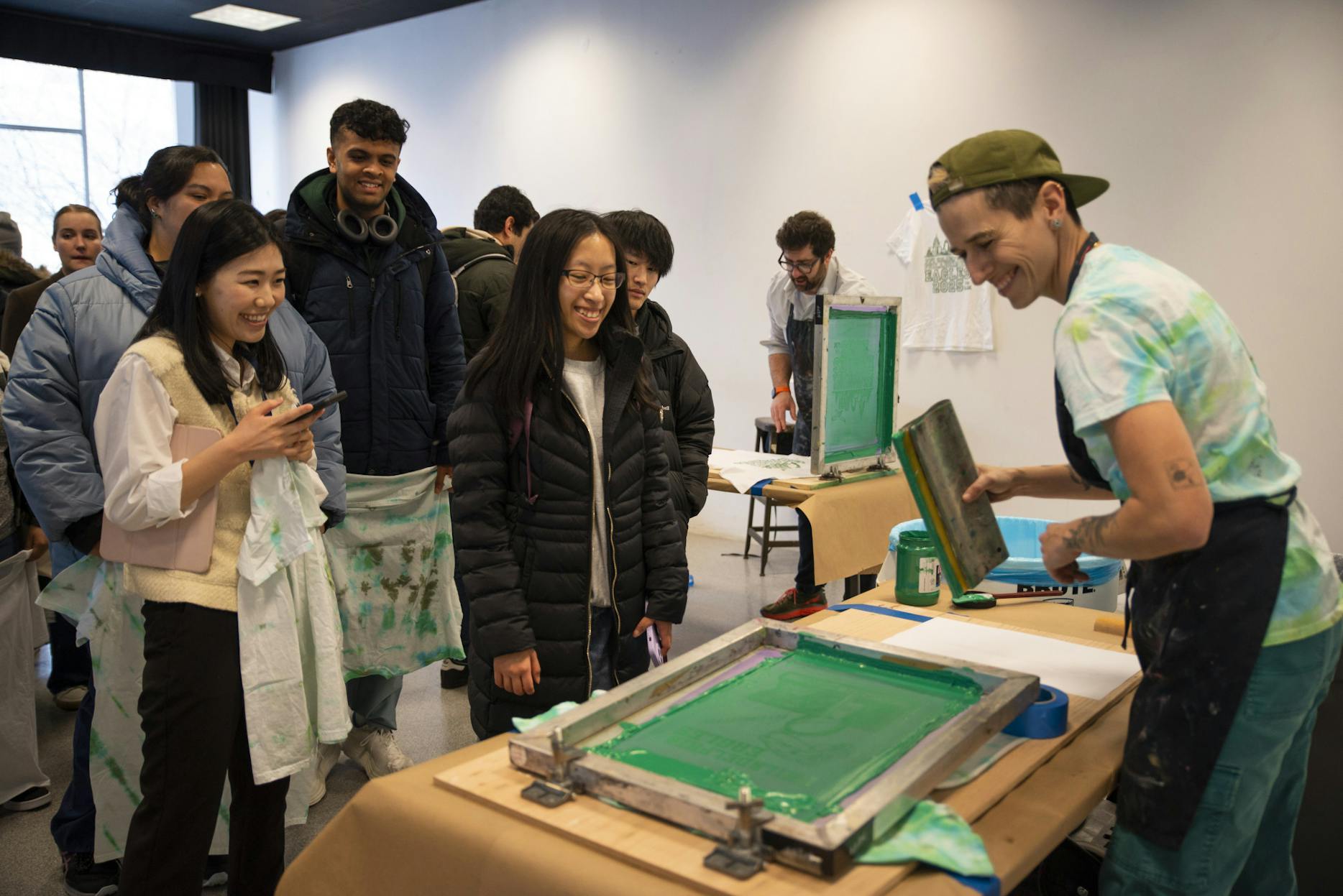 02-07-25 Screenprinting (Chenyao Liu)