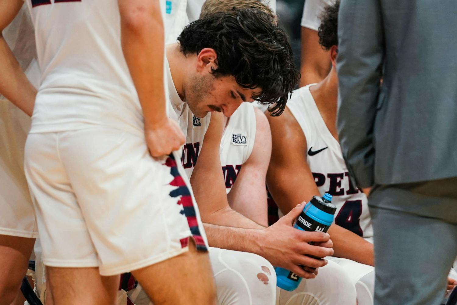 12-02-23 Men's Basketball vs La Salle Big 5 Loss (Anna Vazhaeparambil)-01.jpg