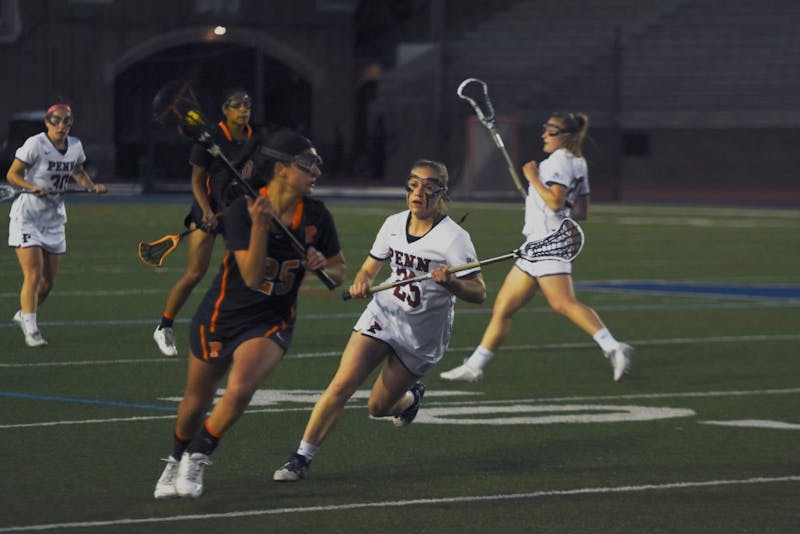 No. 10 Penn Women's Lacrosse Cruises Past No. 7 Princeton To Make 